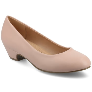 Journee Women's Saar Comfort Insole Block Heel Pumps, Wide Width Available