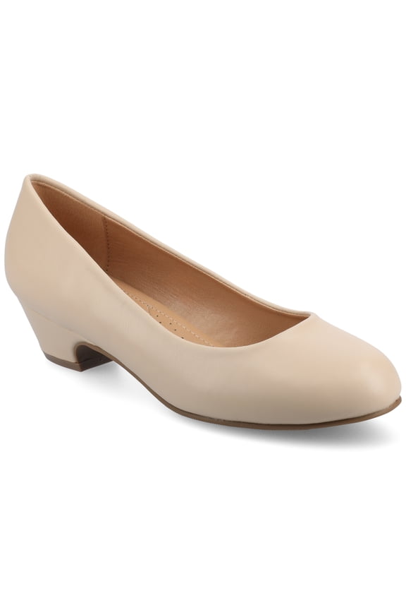 Womens Saar Comfort Insole Round Toe Block Heel Pumps