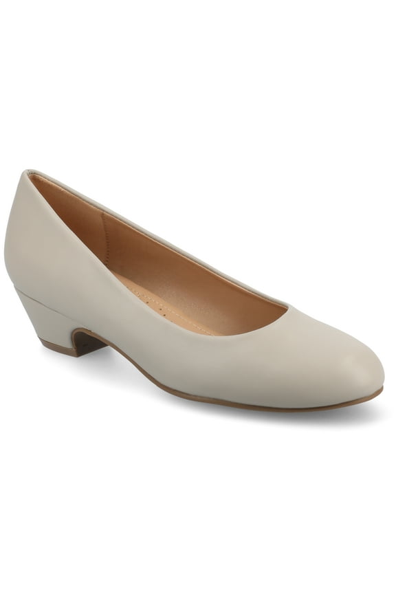 Womens Saar Comfort Insole Round Toe Block Heel Pumps