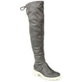thumbnail image 1 of Journee Womens Salisa Wide Calf Block Heel Over The Knee Boots, 1 of 9