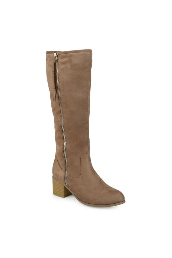 Womens Sanora Stacked Heel Riding Boots