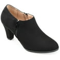 thumbnail image 1 of Journee Womens Sanzi Comfort Insole Inside Zip Block Heel Booties, Widths Available, 1 of 10