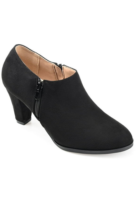 Womens Sanzi Comfort Insole Inside Zip Block Heel Booties, Widths Available