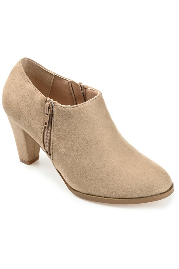 Womens Sanzi Comfort Insole Inside Zip Block Heel Booties, Widths Available