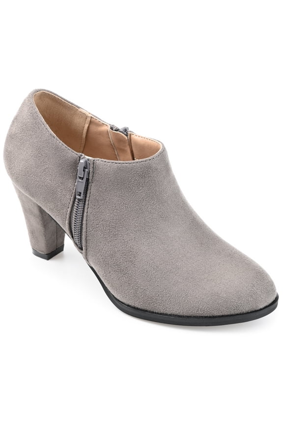 Womens Sanzi Comfort Insole Inside Zip Block Heel Booties, Widths Available