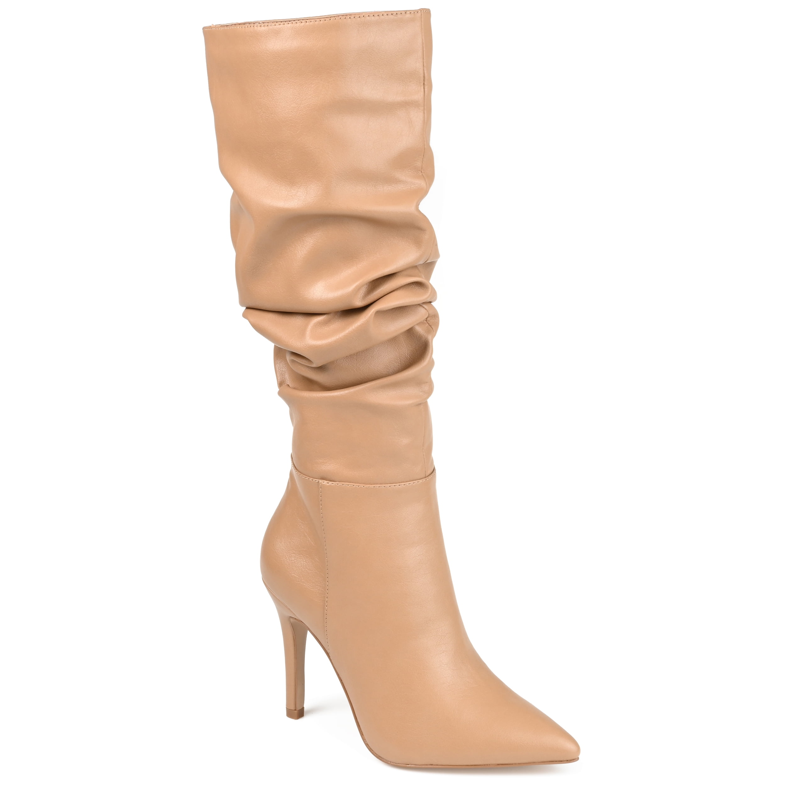 Journee Womens Sarie Extra Wide Calf Stiletto Knee High Boots