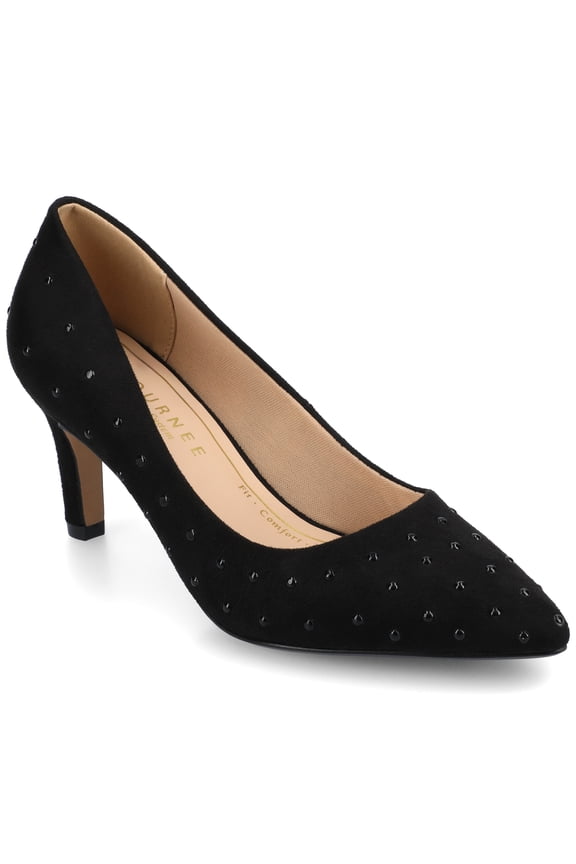 Womens Scylee Slip On Stiletto Pointed Toe Pumps, Widths Available