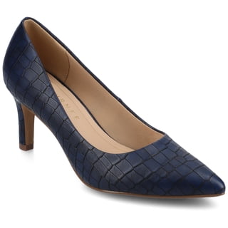 Journee Womens Scylee Slip On Stiletto Pointed Toe Pumps, Widths Available