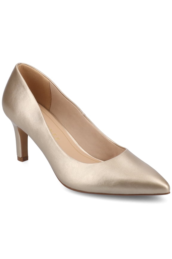 Womens Scylee Slip On Stiletto Pointed Toe Pumps, Widths Available