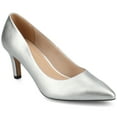 thumbnail image 1 of Journee Womens Scylee Slip On Stiletto Pointed Toe Pumps, Widths Available, 1 of 9
