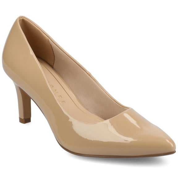 Journee Womens Scylee Slip On Stiletto Pointed Toe Pumps, Widths Available