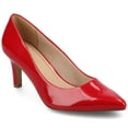 thumbnail image 1 of Journee Womens Scylee Slip On Stiletto Pointed Toe Pumps, Widths Available, 1 of 9