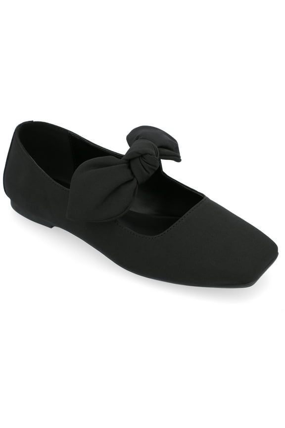 Womens Seralinn Mary Jane Slip On Square Toe Dress Flats