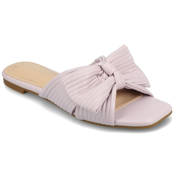 Journee Womens Serlina Slide Flat Sandals, Widths Available