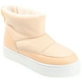 thumbnail image 1 of Journee Womens Sethie Round Toe Pull On Cold Weather Booties, 1 of 10