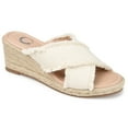 thumbnail image 1 of Journee Womens Shanni Wedge Heel Espadrille Sandals, 1 of 10