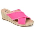 thumbnail image 1 of Journee Womens Shanni Wedge Heel Espadrille Sandals, 1 of 10