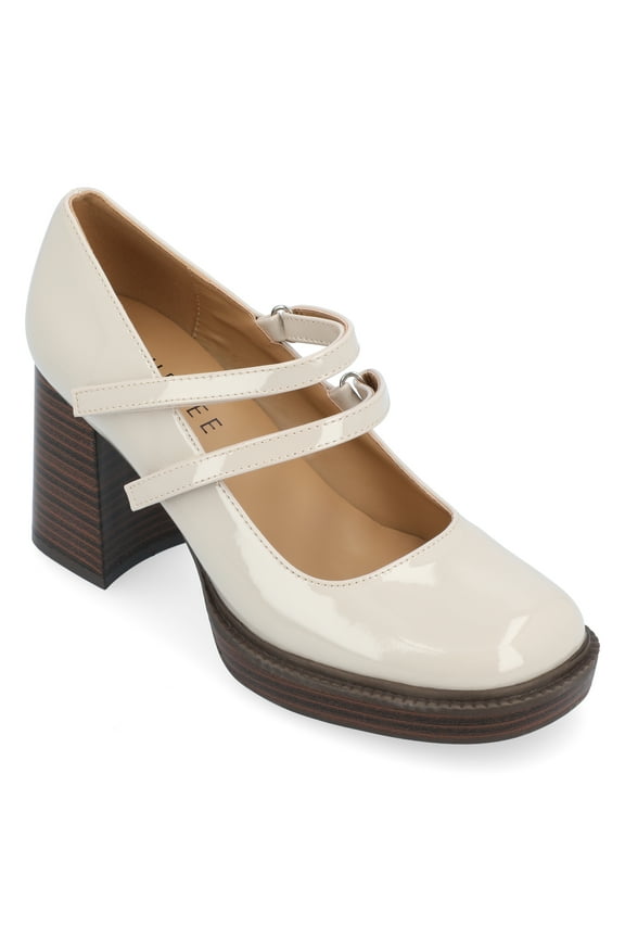 Womens Shasta Mid Heel Square Toe Pumps, Widths Available
