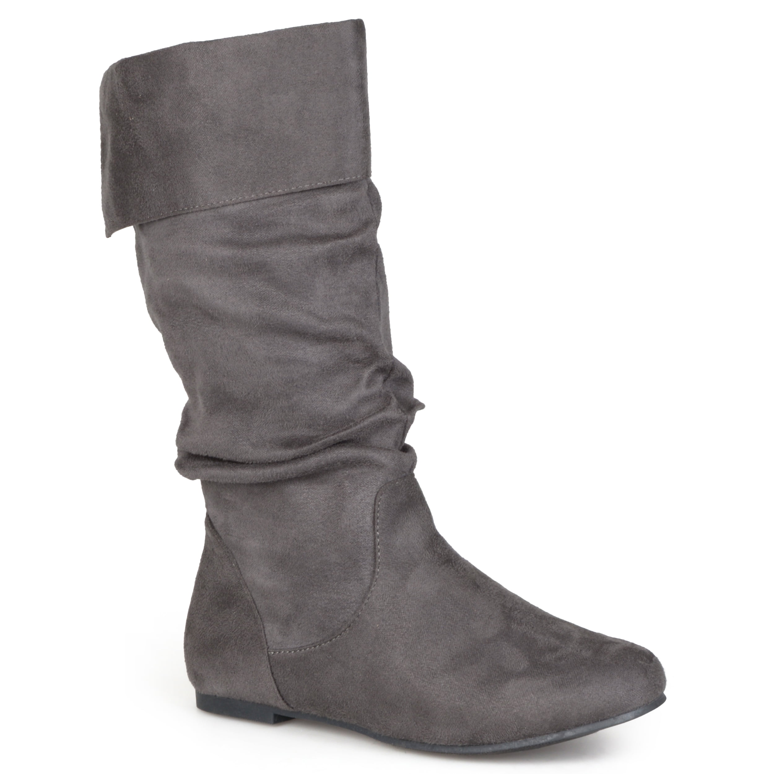 Journee Womens Shelley-3 Round Toe Mid Calf Boots