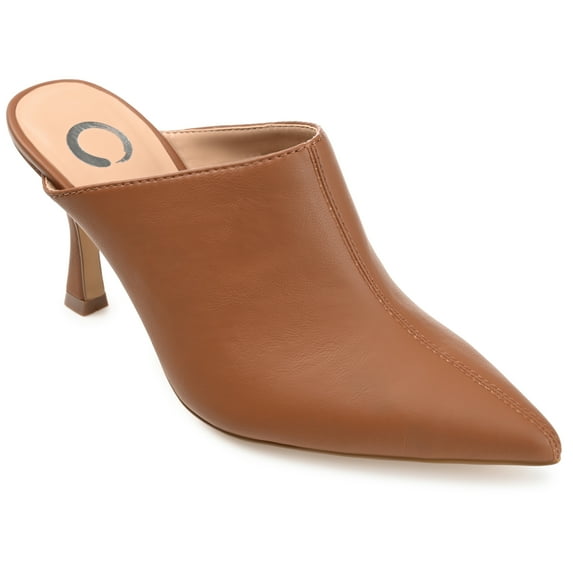 Journee Womens Shiyza Mules High Stiletto Pointed Toe Pumps