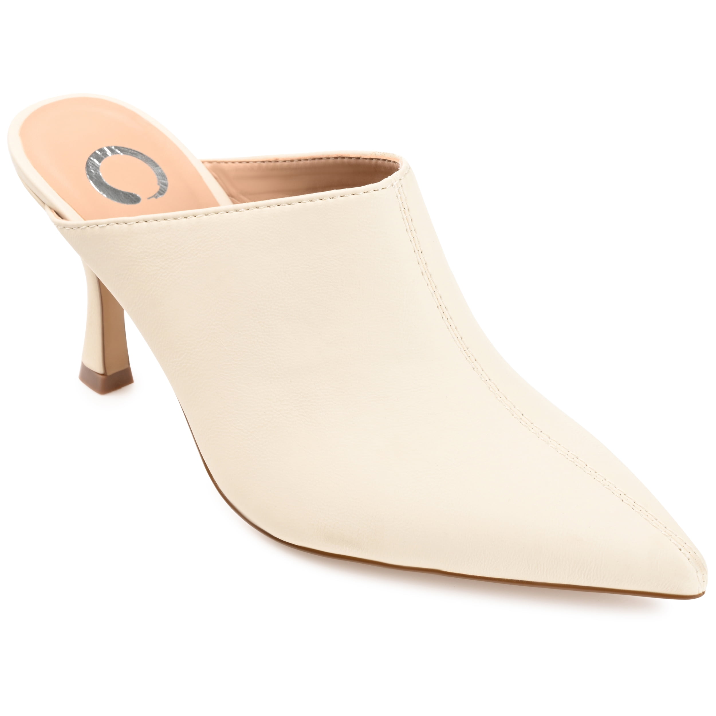 Journee Womens Shiyza Mules High Stiletto Pointed Toe Pumps