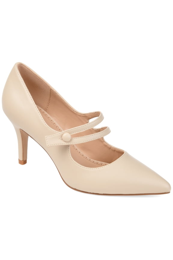 Womens Sidney Pointed Toe Mid Heel Pumps