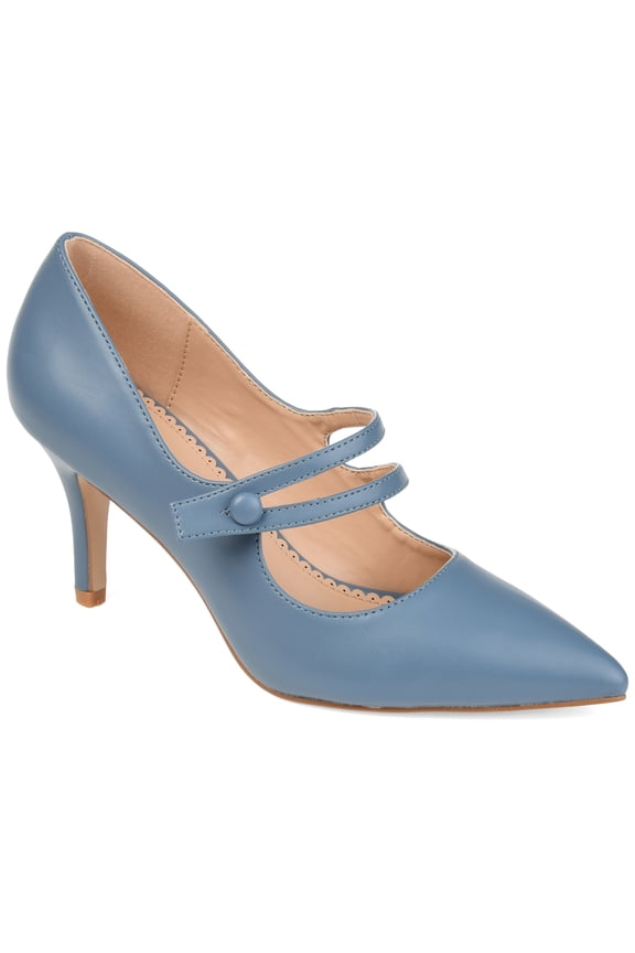 Womens Sidney Pointed Toe Mid Heel Pumps