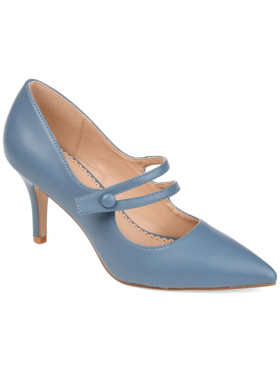 Womens Sidney Pointed Toe Mid Heel Pumps
