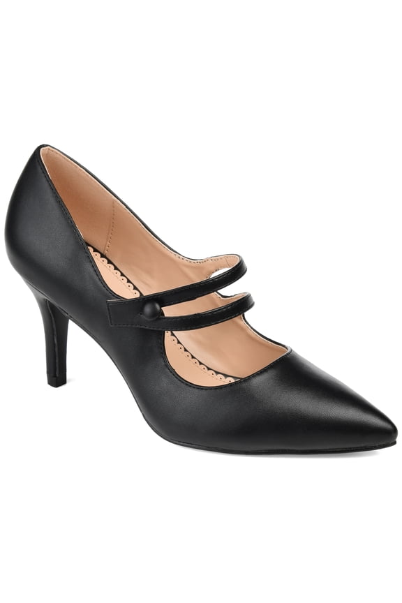 Womens Sidney Pointed Toe Mid Heel Pumps
