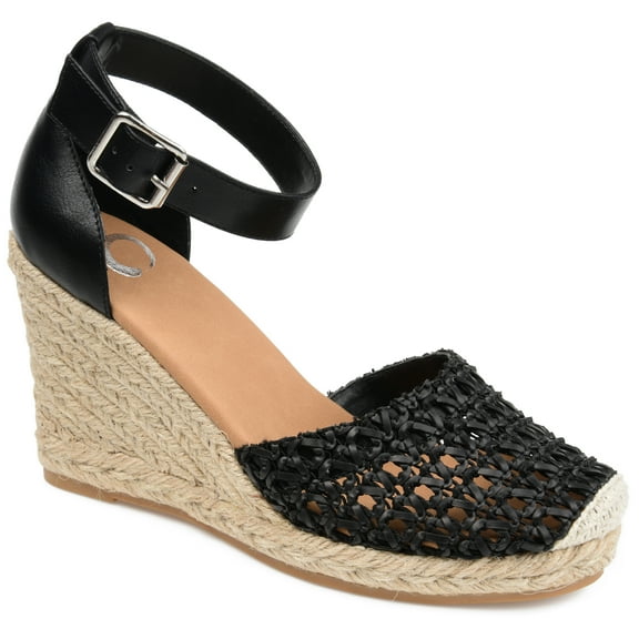 Journee Womens Sierra Wedge Heel Espadrille Sandals