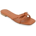 thumbnail image 1 of Journee Womens Soma Slide Flat Sandals, 1 of 10