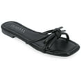 thumbnail image 1 of Journee Womens Soma Slide Flat Sandals, 1 of 10