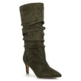 thumbnail image 1 of Journee Womens Sonnet Stiletto Heel Knee High Extra Wide-Calf Slouchy Comfort Dress Boots, 1 of 10