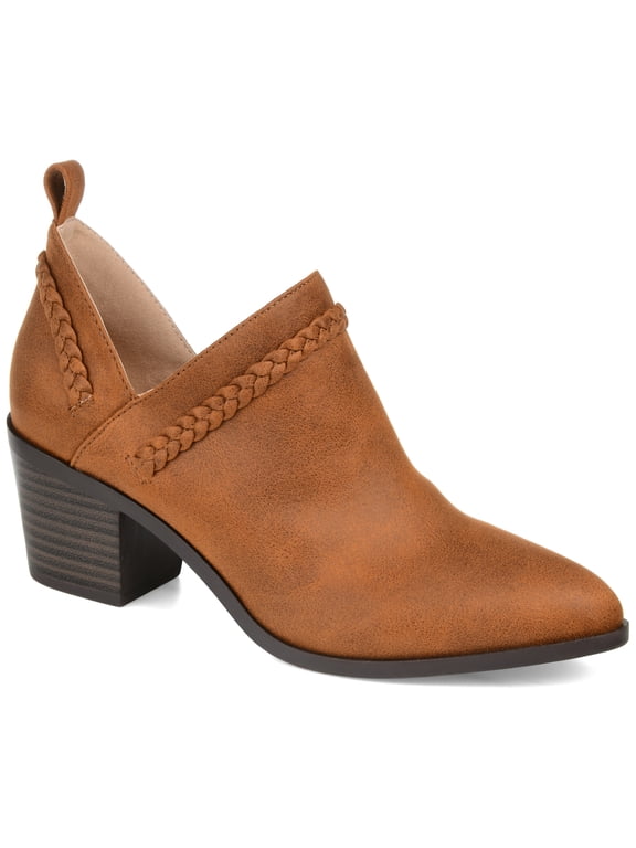 Womens Sophie Pull On Stacked Heel Booties