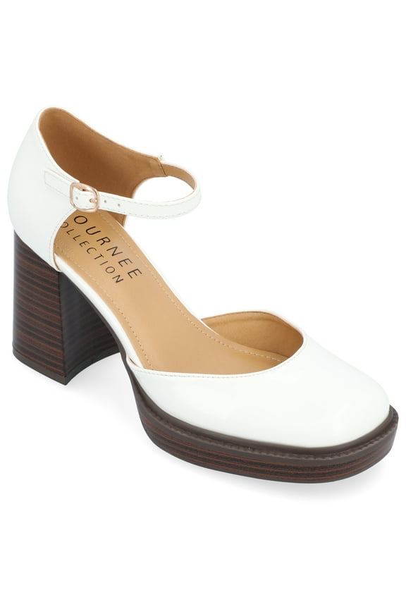 Womens Sophilynn Mid Heel Square Toe Pumps