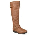 thumbnail image 1 of Journee Womens Spokane Stacked Heel Riding Boots, 1 of 10