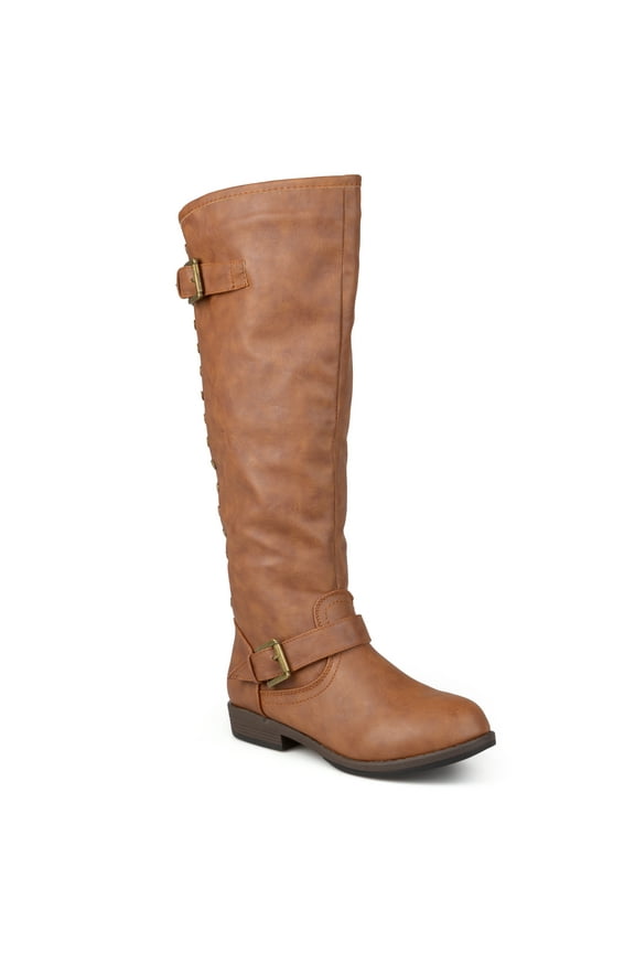 Womens Spokane Stacked Heel Riding Boots