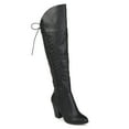 thumbnail image 1 of Journee Womens Spritz-p Stacked Heel Over The Knee Boots, 1 of 9