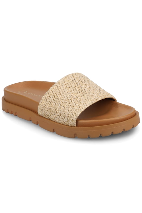 Womens Starr Slip On Treaded Outsole Sport Sandals