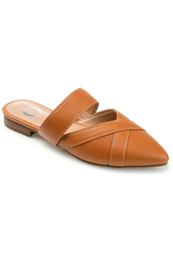 Womens Stasi Narrow Width Slip On Pointed Toe Mules Flats