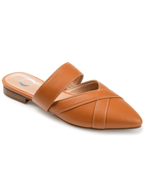 Womens Stasi Narrow Width Slip On Pointed Toe Mules Flats