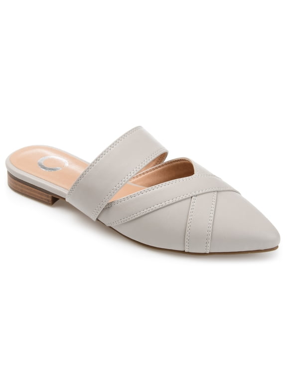 Womens Stasi Narrow Width Slip On Pointed Toe Mules Flats