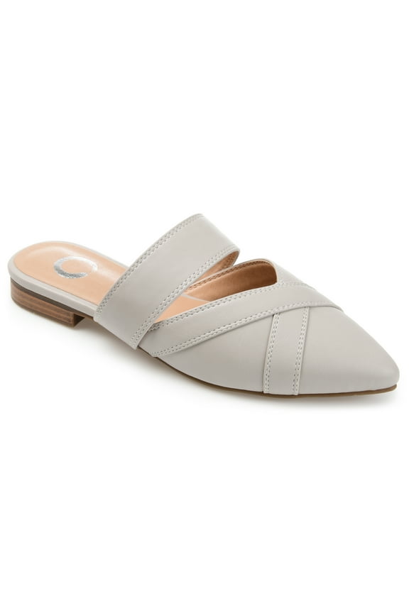Womens Stasi Slip On Pointed Toe Mules Flats
