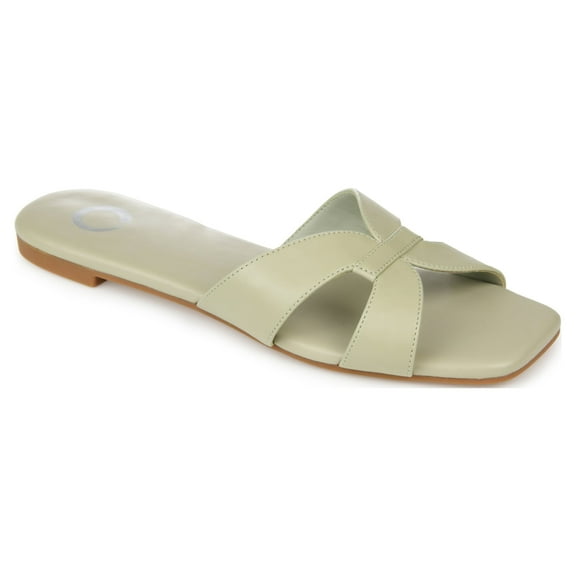 Journee Womens Taleesa Slide Flat Sandals