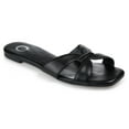 thumbnail image 1 of Journee Womens Taleesa Slide Flat Sandals, 1 of 10