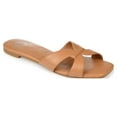 thumbnail image 1 of Journee Womens Taleesa Slide Flat Sandals, 1 of 10