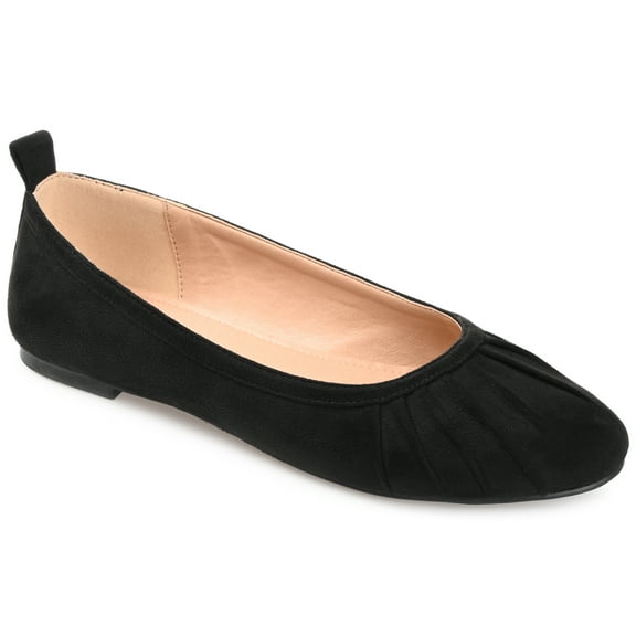 Journee Womens Tannya Slip On Round Toe Ballet Dress Flats