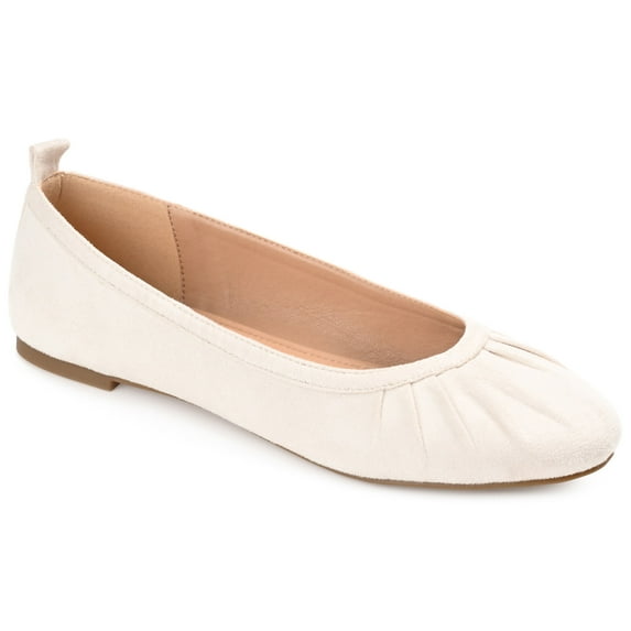 Journee Womens Tannya Slip On Round Toe Ballet Dress Flats