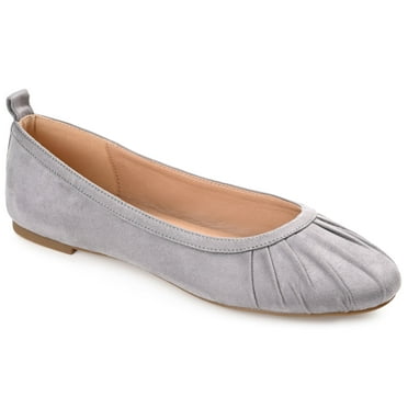 Journee Womens Tannya Slip On Round Toe Ballet Dress Flats