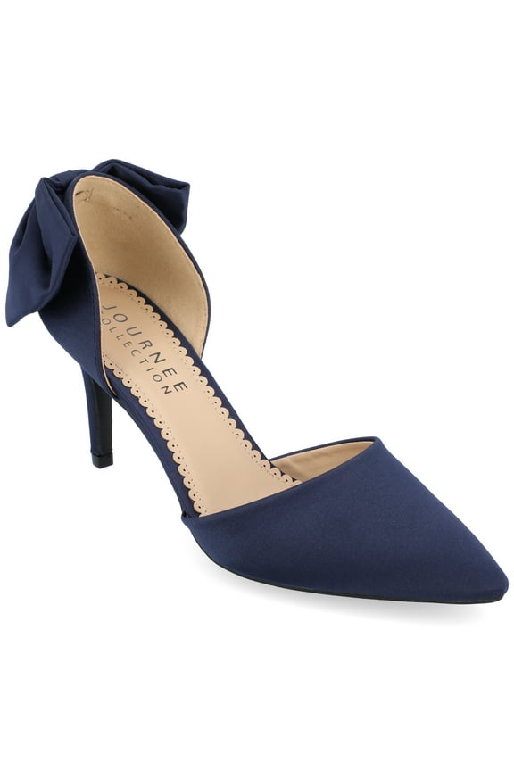 Womens Tanzi Pointed Toe Mid Heel Evening Pumps